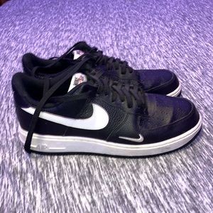 Black and White Nike Air Force Ones